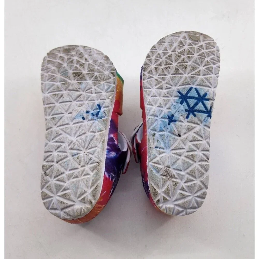 Tommy Bahama‎ Girls Tie Dye Strappy Open Toe Water Sandals Kids Size 9/10